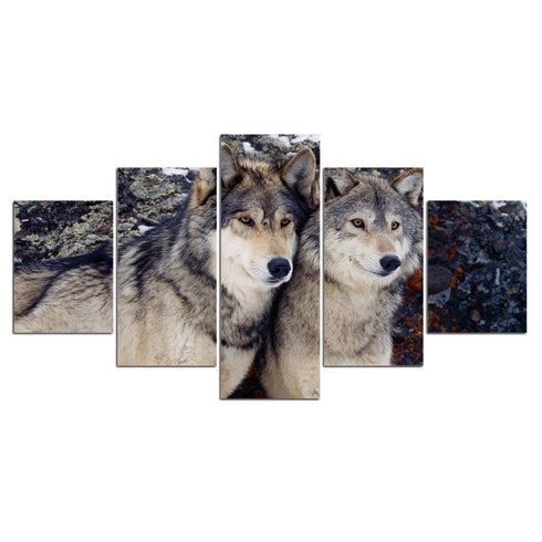 Tableau Loup et Louve
